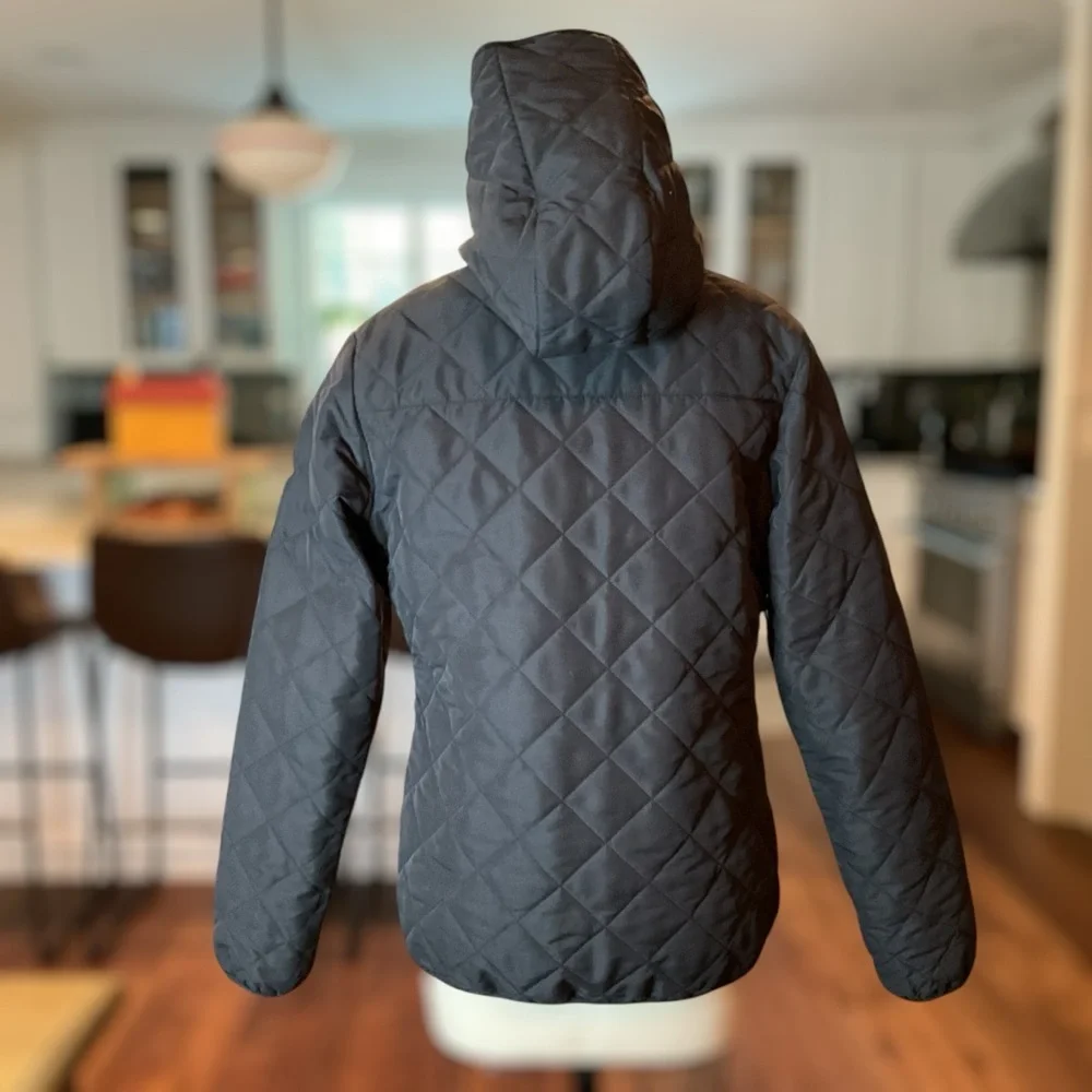 COAL Women’s Quilted Black Charcoal Snowboard Lightweight Jacket Small EUC